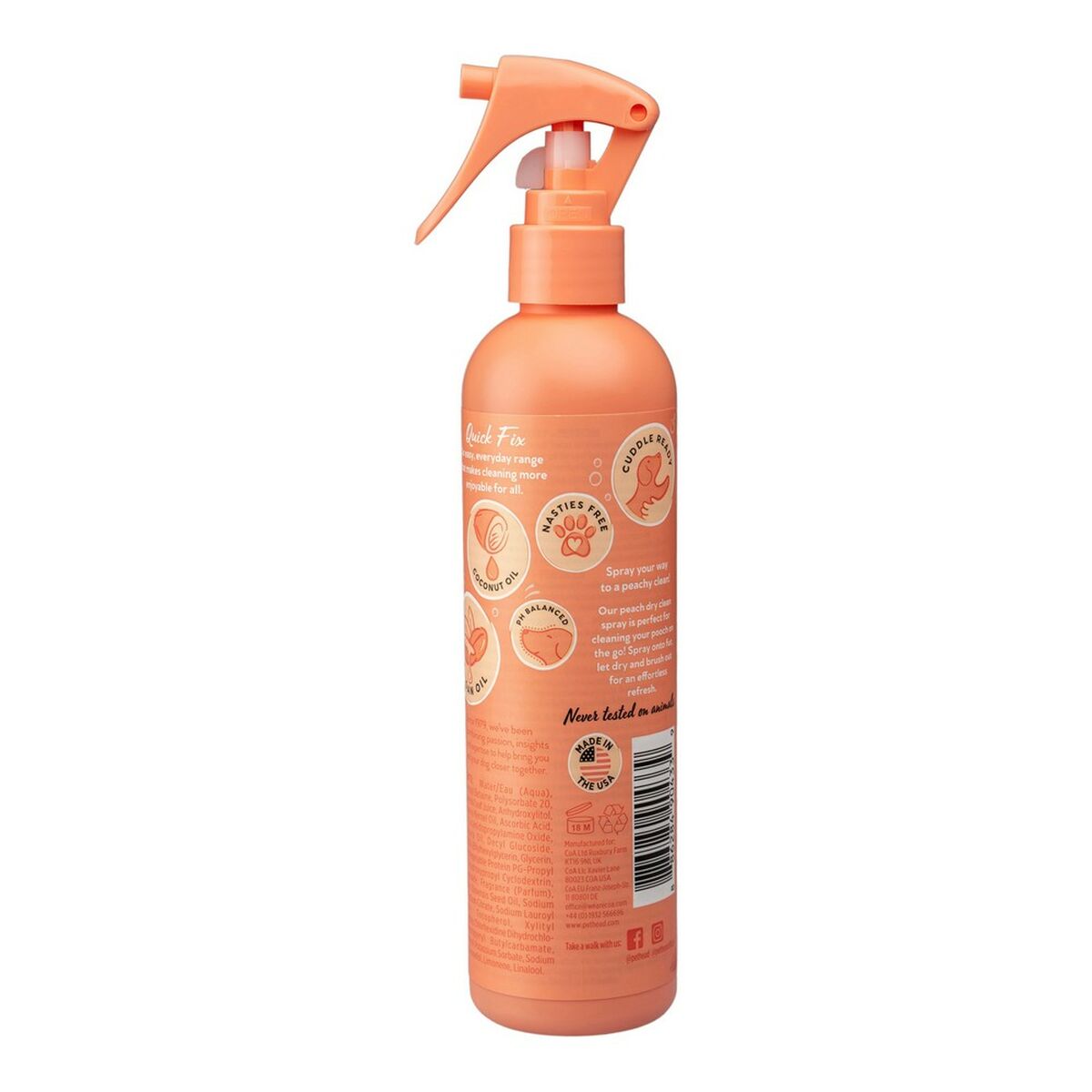 Suhi Šampon Pet Head Quick Fix Pas Ribolov Spray (300 ml)